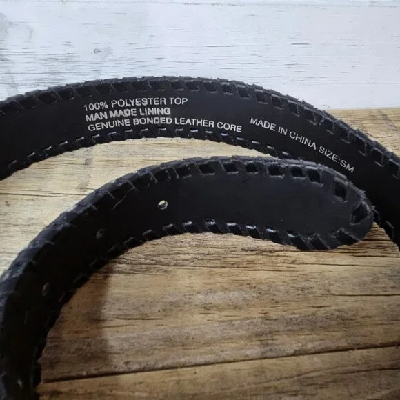 No Brand Leopard Print Silver Buckle Belt size small - Picture 4 of 7